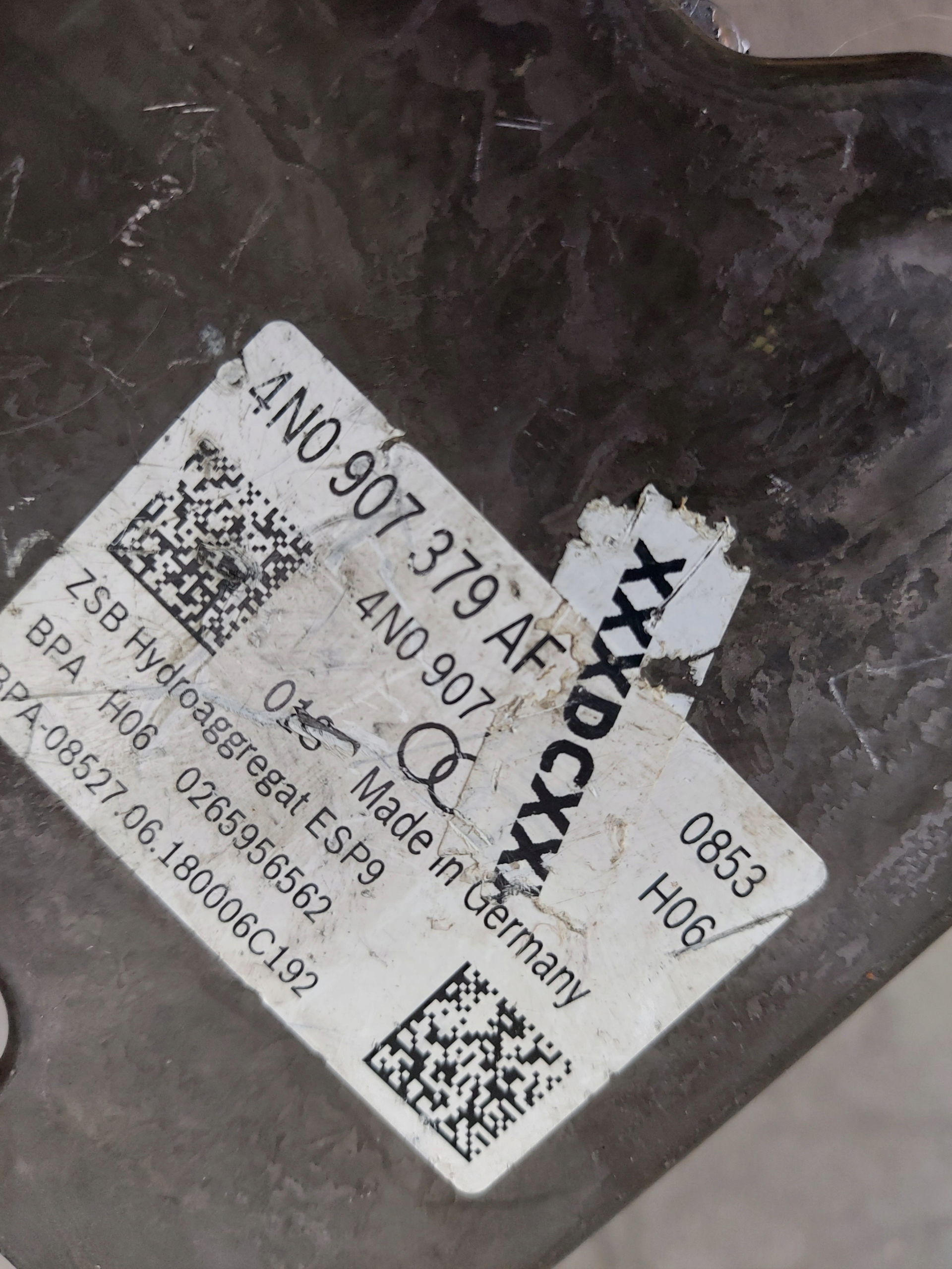 насос Audi A8 D5 4N0907379AF