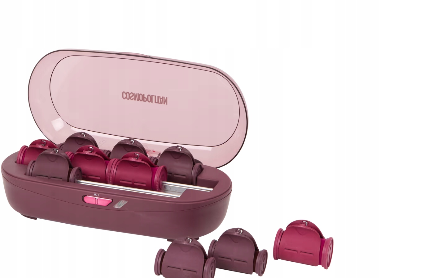 Tepelné vyhřívané válečky na vlasy 10 Rolek 10 Klips Pouzdro Cosmopolitan