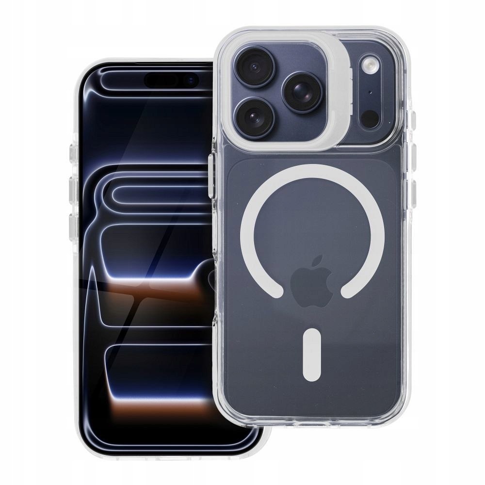Oem Futerał do iPhone 16 Pro Lens Mag Cover zgodny z MagSafe biały