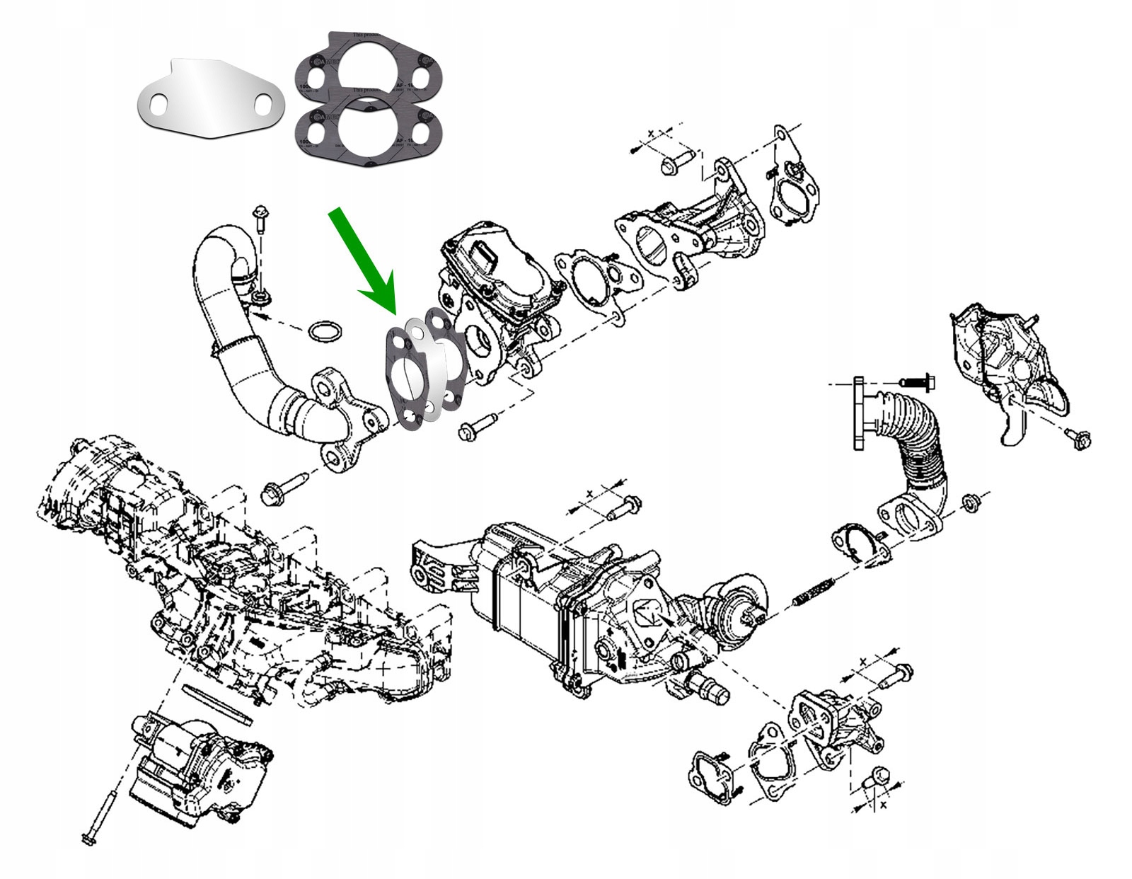 Zaślepka EGR RENAULT Master 2.3 dCi CDTI Biturbo Producent części Kreft