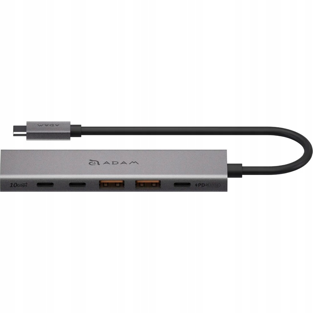 Hub 6 v 1 Usb-c Pd 100W 2x Usb-a/usb-c 10 GB/s, Hdmi 4K/60Hz, Adam Elements