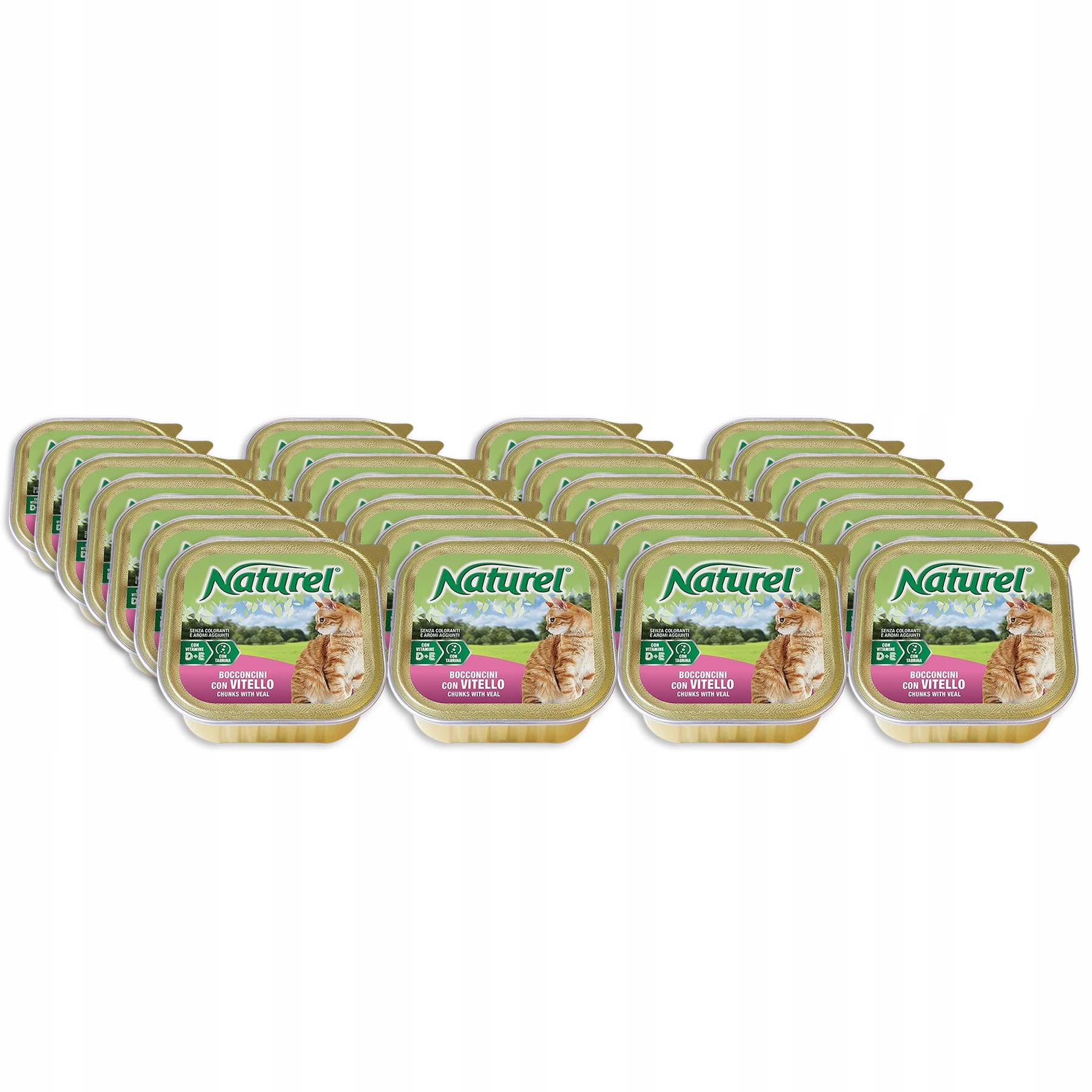 Levně Life Cat Naturel krmivo pro kočky tácek Set 28x100 g Jehněčí maso