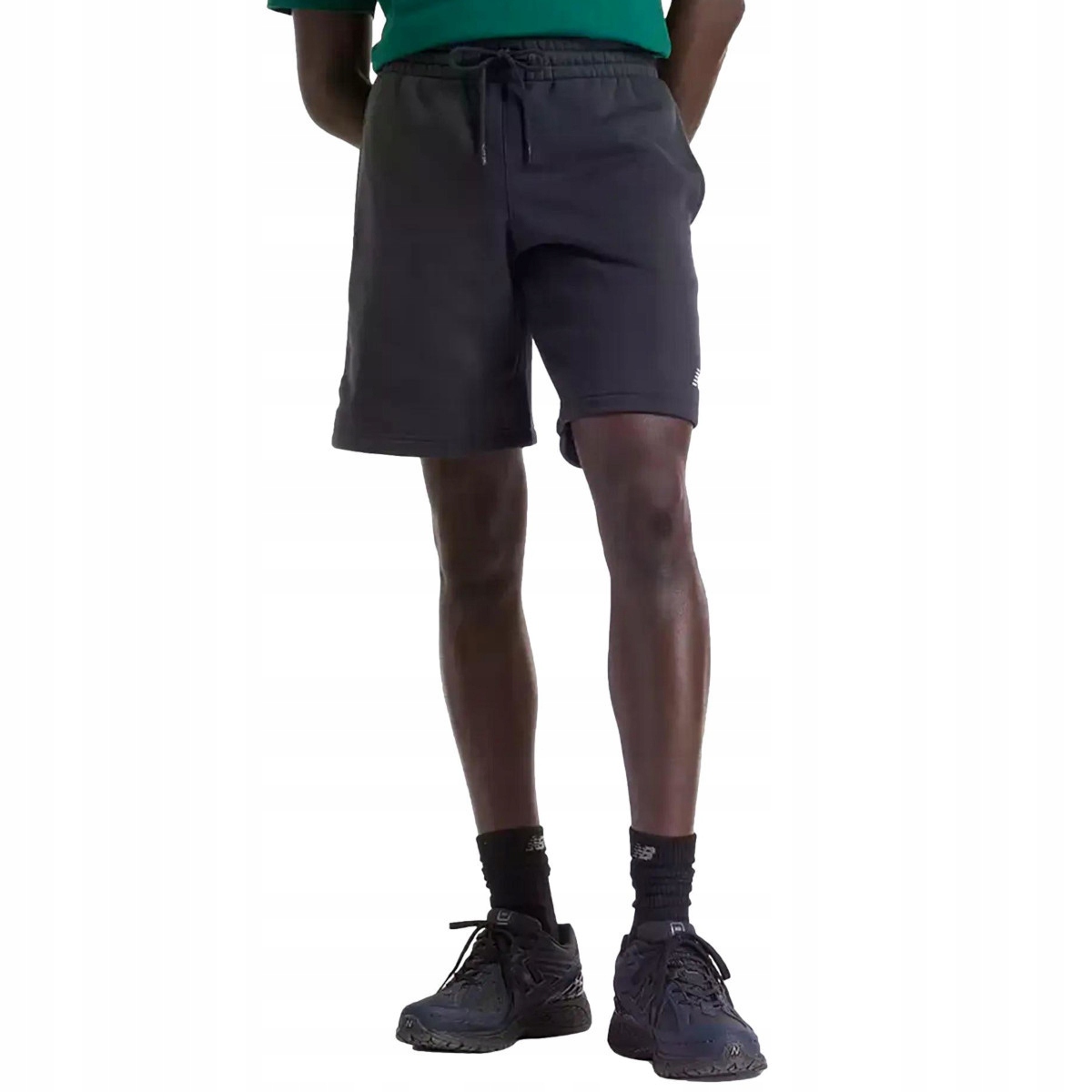 Pánské šortky Nb MS43903BK Sport Fleece 9" černé XL