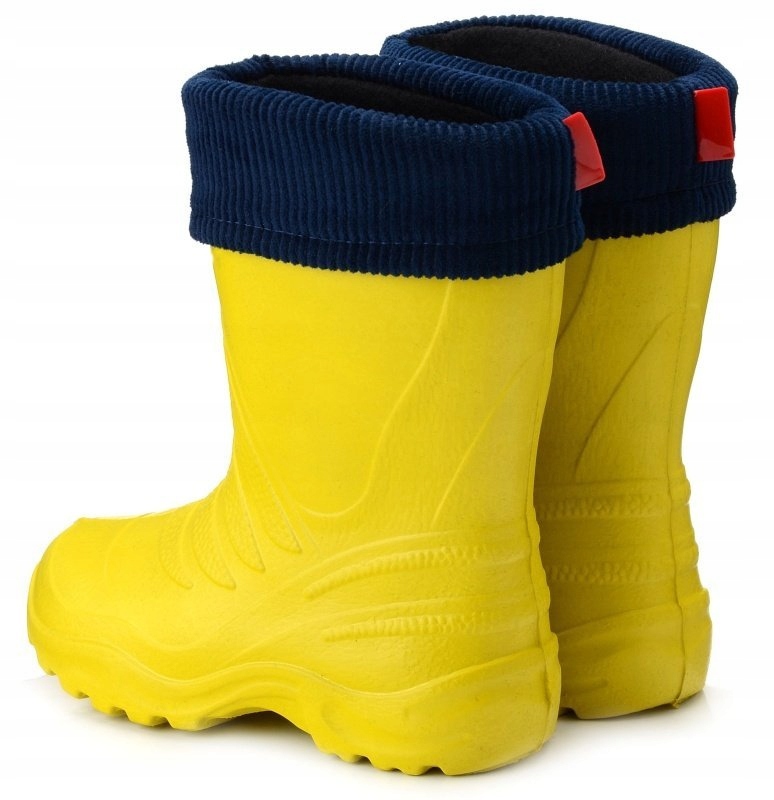 POLSKIE KALOSZE CAŁOROCZNE PIANKOWE DZIECIĘCE TERMIX Zółty r 34/35 Kolor żółty