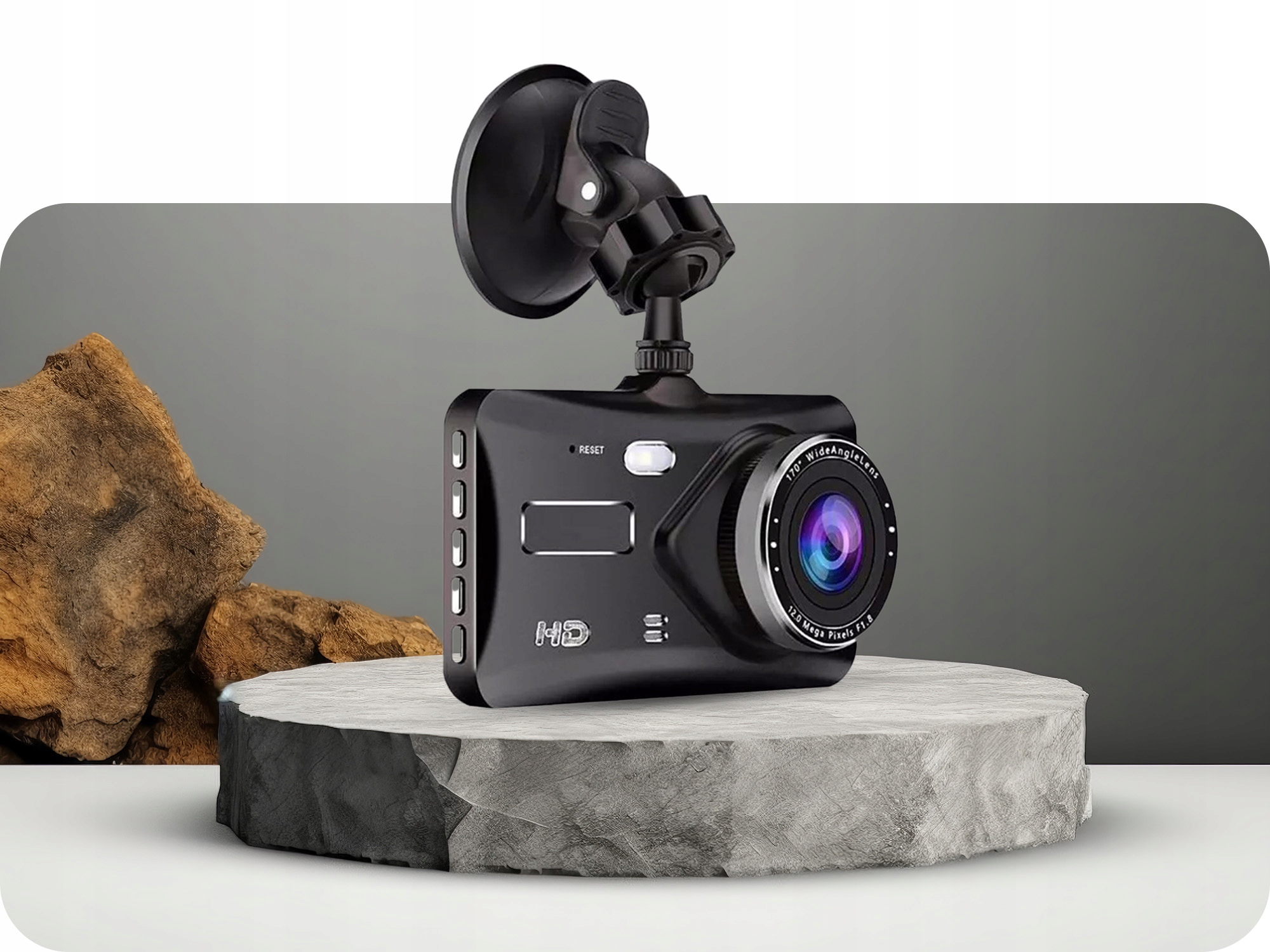 KAMERA SAMOCHODOWA REJESTRATOR COFANIA + Karta 32GB + DOTYK + POLSKIE MENU Przekątna ekranu 4