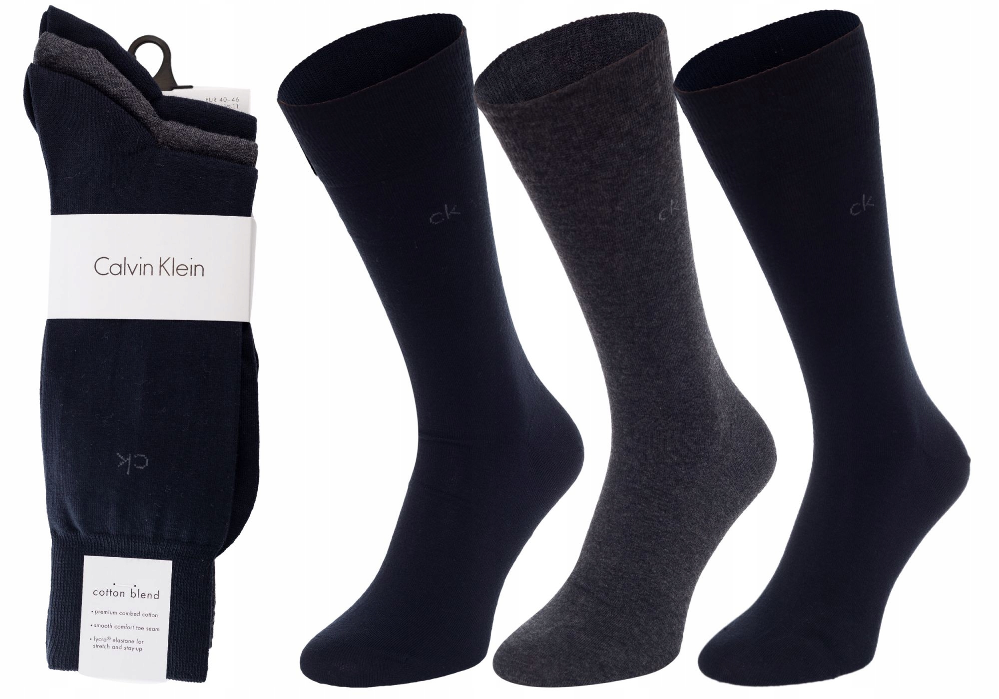 

Calvin Klein Skarpety Skarpetki 3 Pary R:40-46