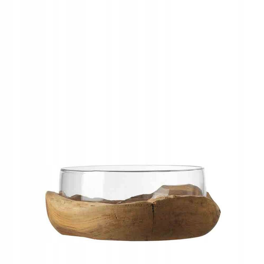 Miska s drevenou základňou Terra 28 cm