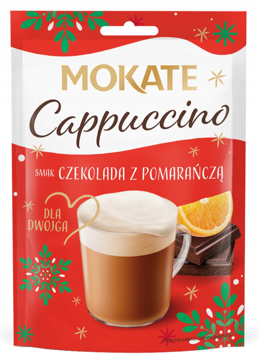 Levně 17X Mokate Cappuccino Čokoláda S Pomerančem Dezertní pěna 40 g
