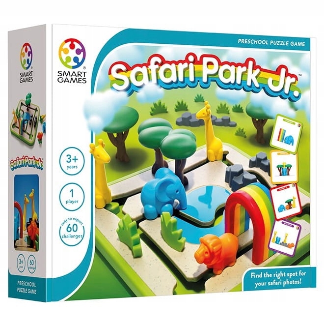 SMART GAMES Pierwsza gra logiczna Safari Park 3+