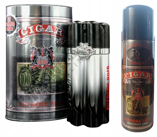 Remy Latour Cigar Supreme Noir 100ml parfémovaná voda 200 Ml deodorant ve spreji