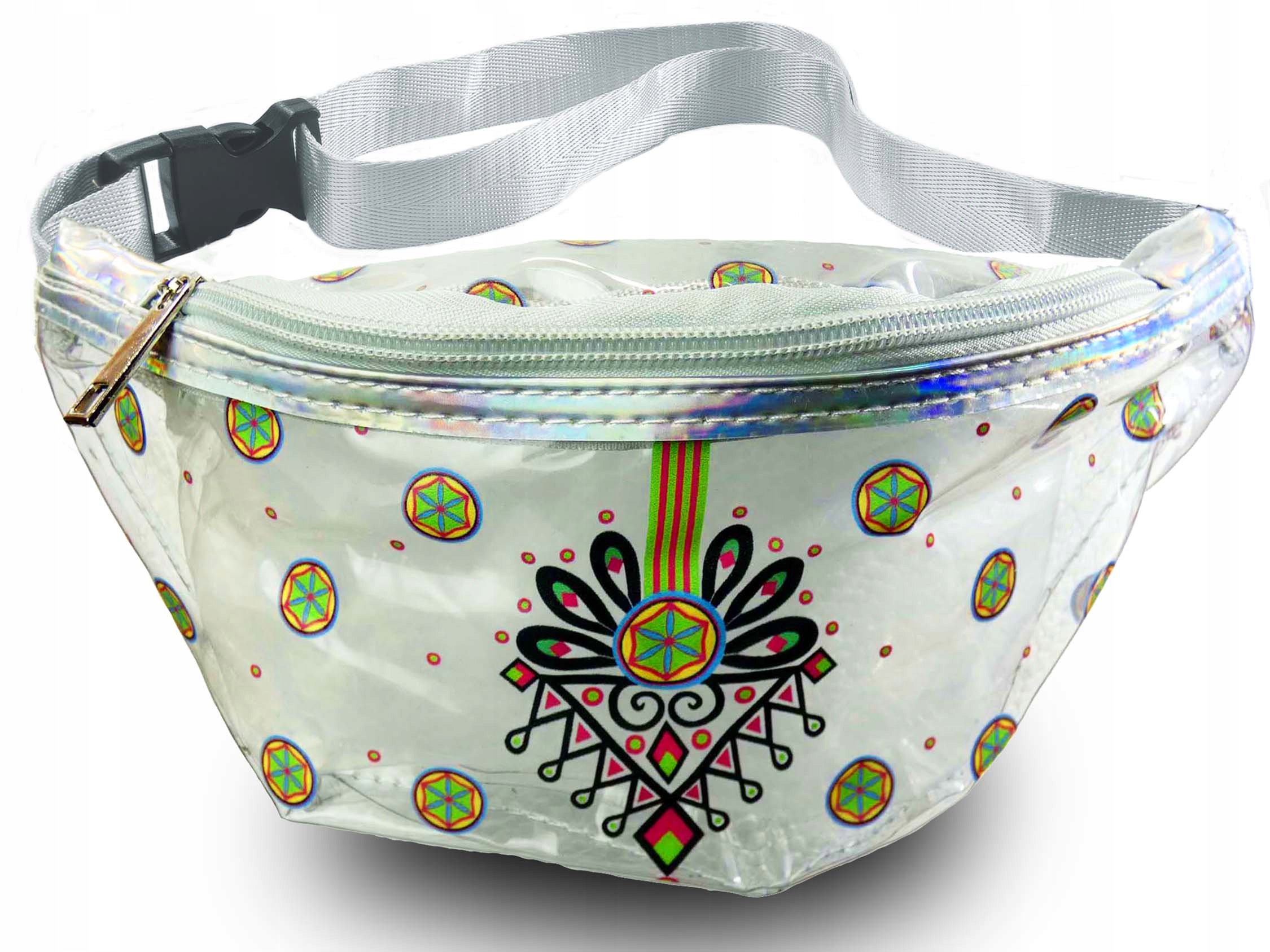 

Nerka saszetka biodrówka Przeźroczysta Boho Folia