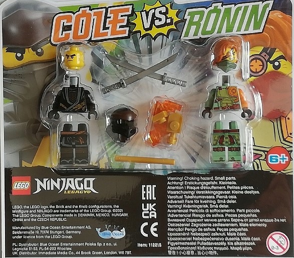 LEGO NINJAGO COLE VS RONIN 112215