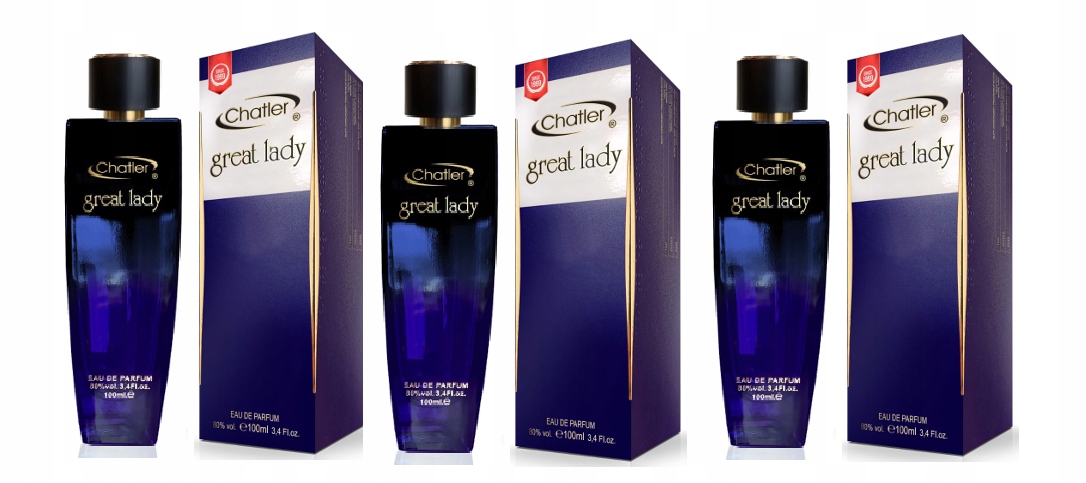 Chatler Great Lady 3x100ml Edp Women