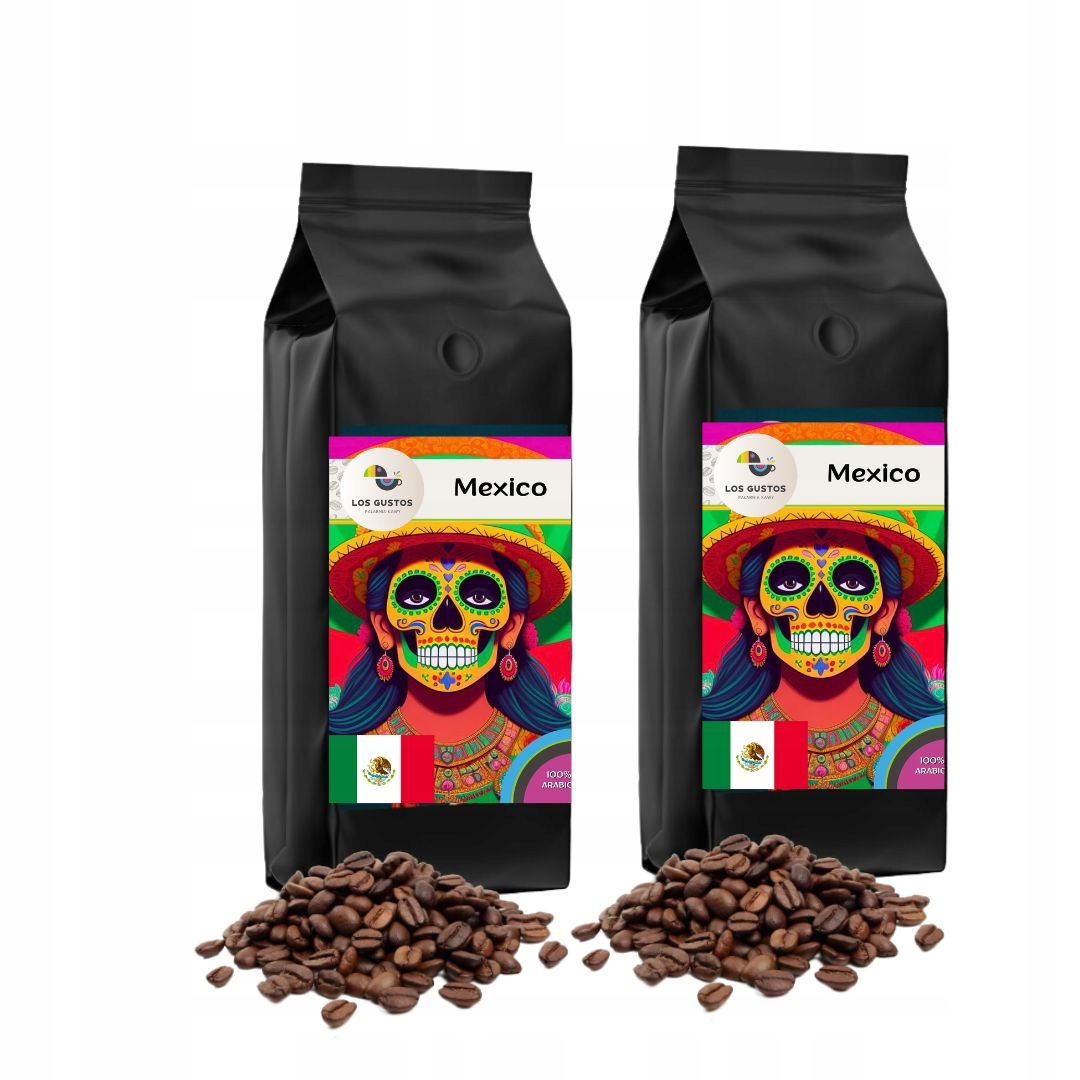 Levně Káva zrnková Mexico 2x 1 kg Čerstvě pražená