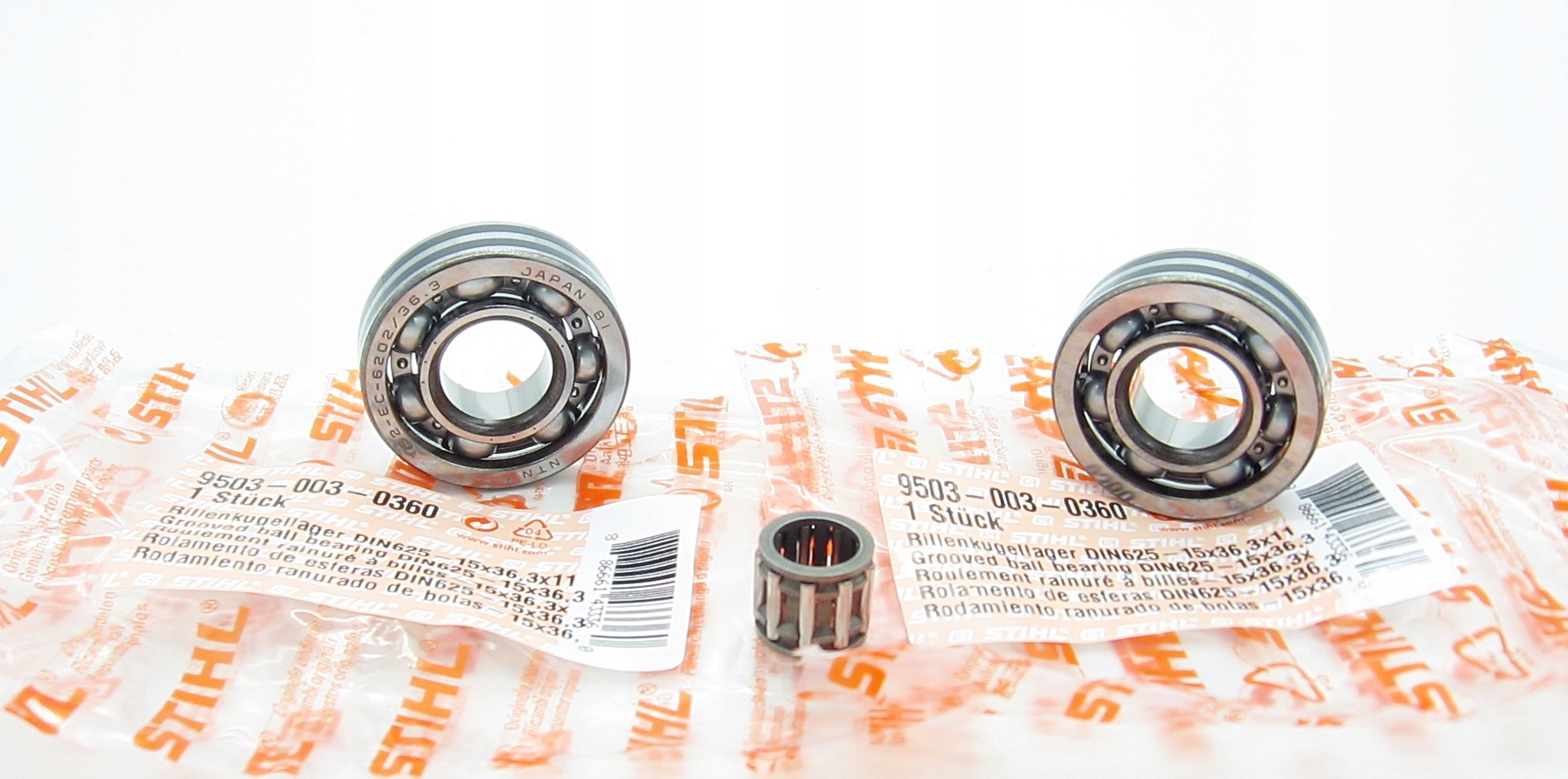 Łożyska Wału Oryginał Stihl TS410 TS420 Komplet Przecinarka