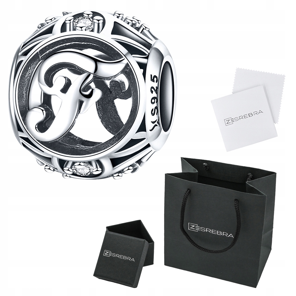 

Charms Litera F do Pandora srebro 925 S925