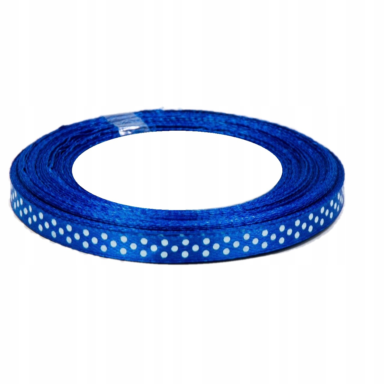 

Wstążka satynowa w kropki 6mm 22m
