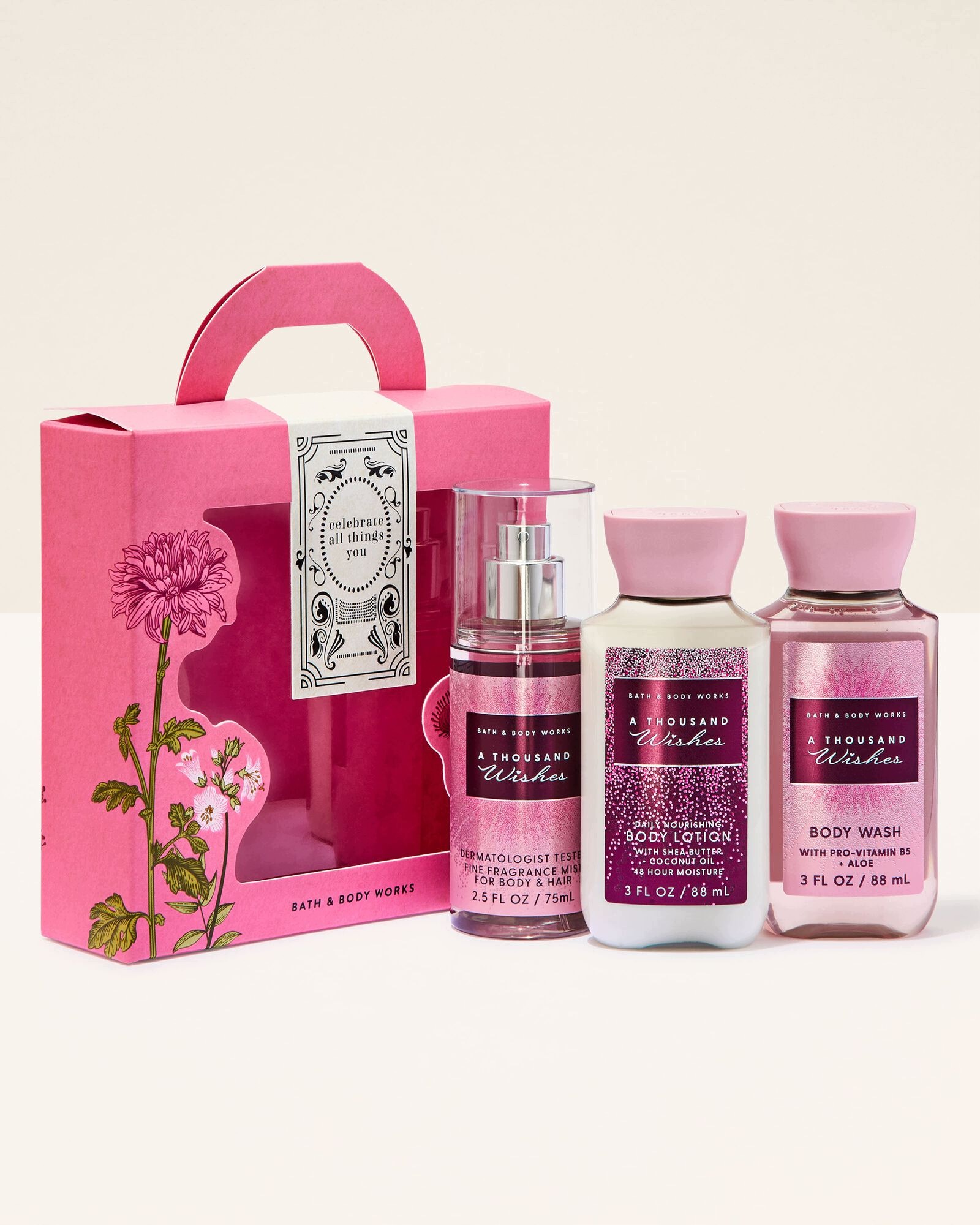 Bath&Body Works A Thousand Wishes Mini Zestaw Prezentowy 251 ml