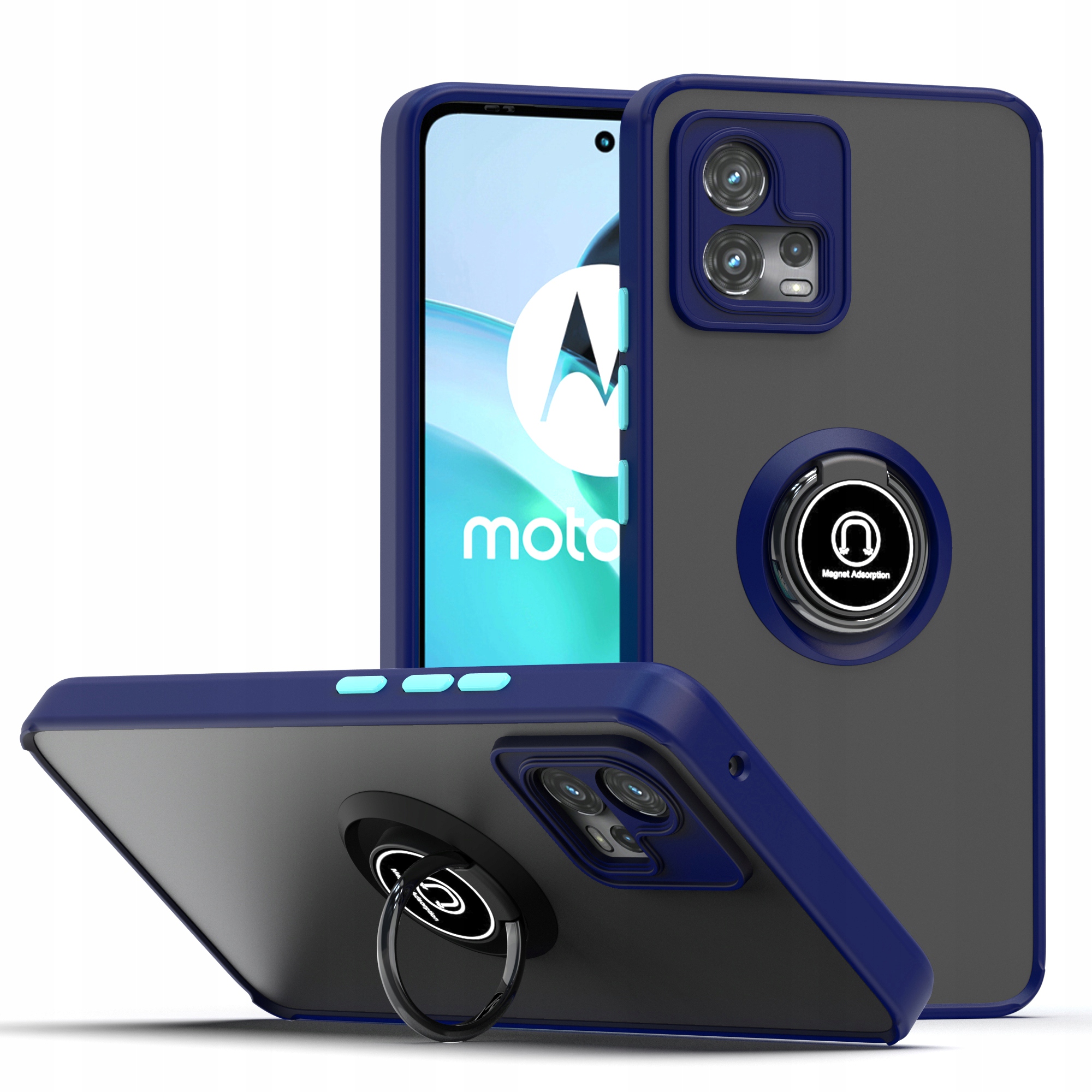 

Obudowa Ring Etui Pancerne do Motorola Moto G72