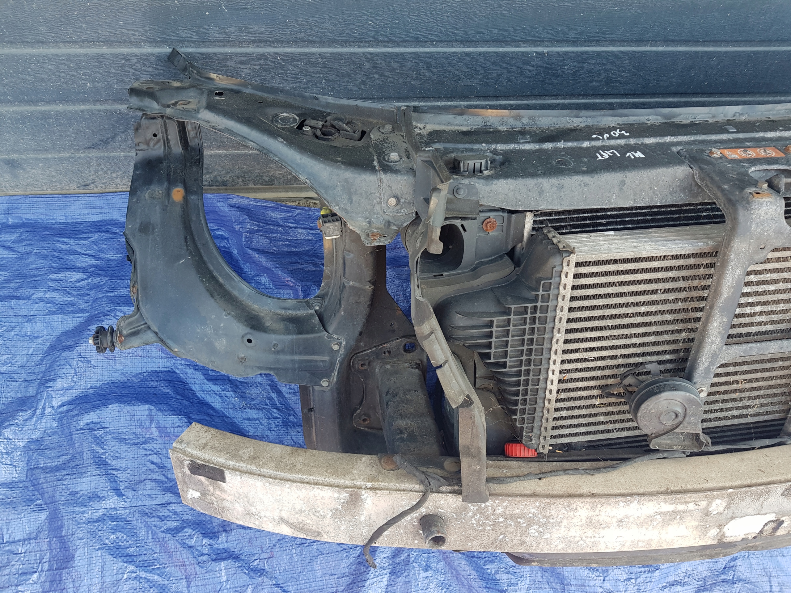 support panel for radiators radiator MERCEDES ML W164 LIFT 3.0CDI