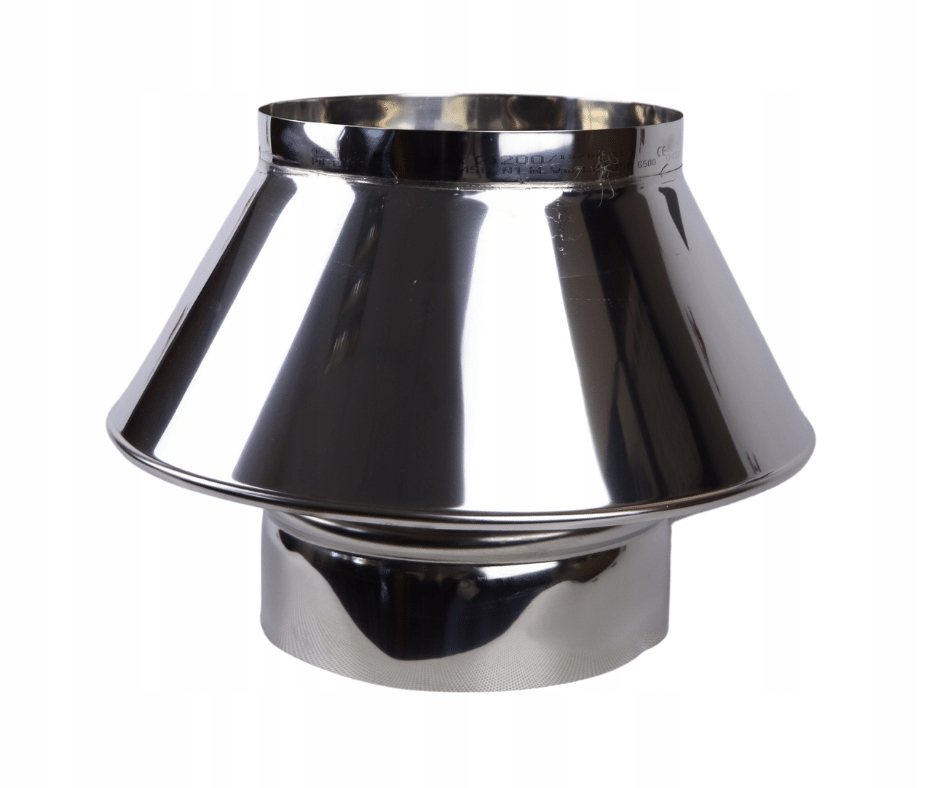 Ka Krycí kužel pro keramiku, komínová vložka, náustek, nástavec, průměr 180 0,6 mm