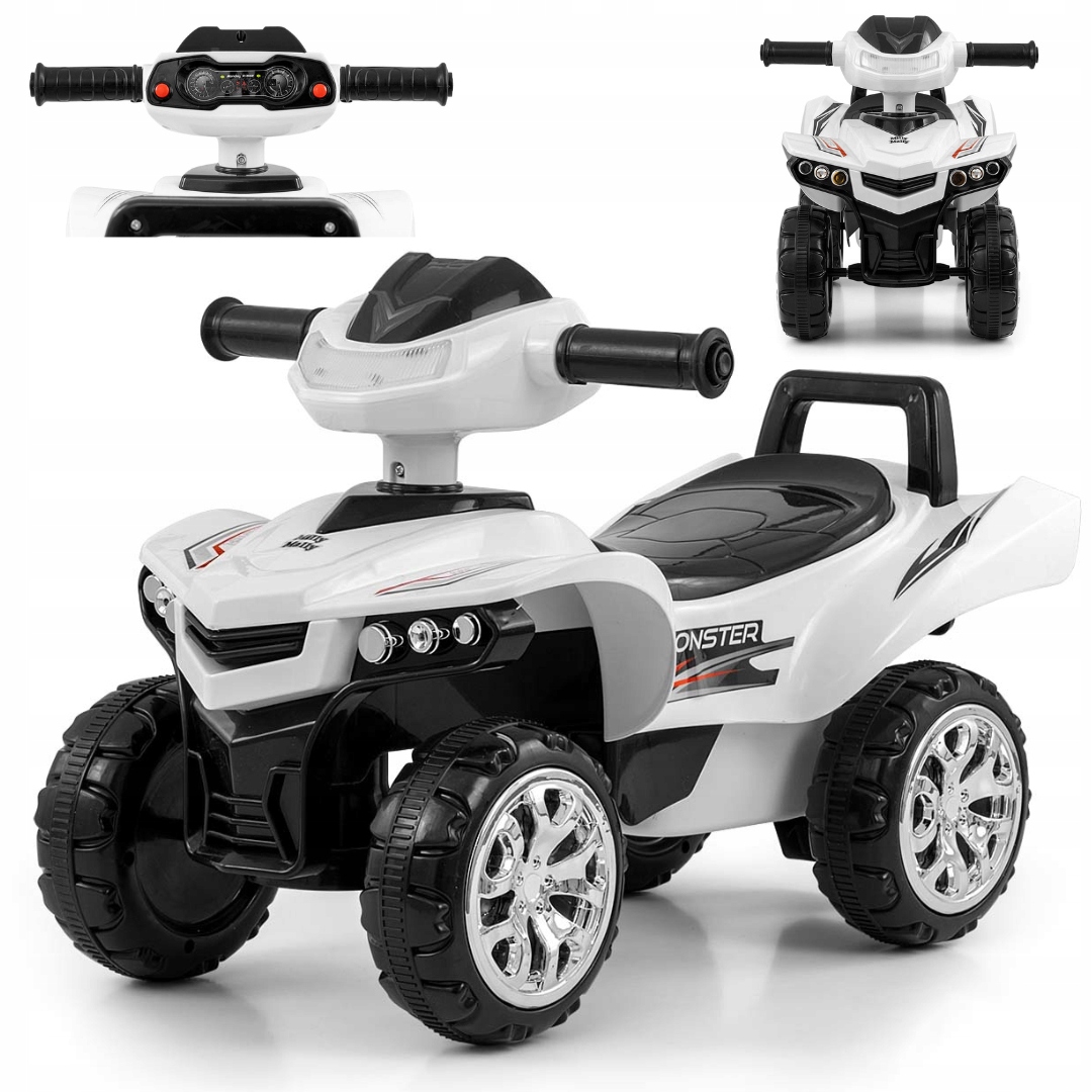 Jeździk Dziecięcy Quad XL Jeździdełko Led Dźwięki Pojazd Dla Dzieci