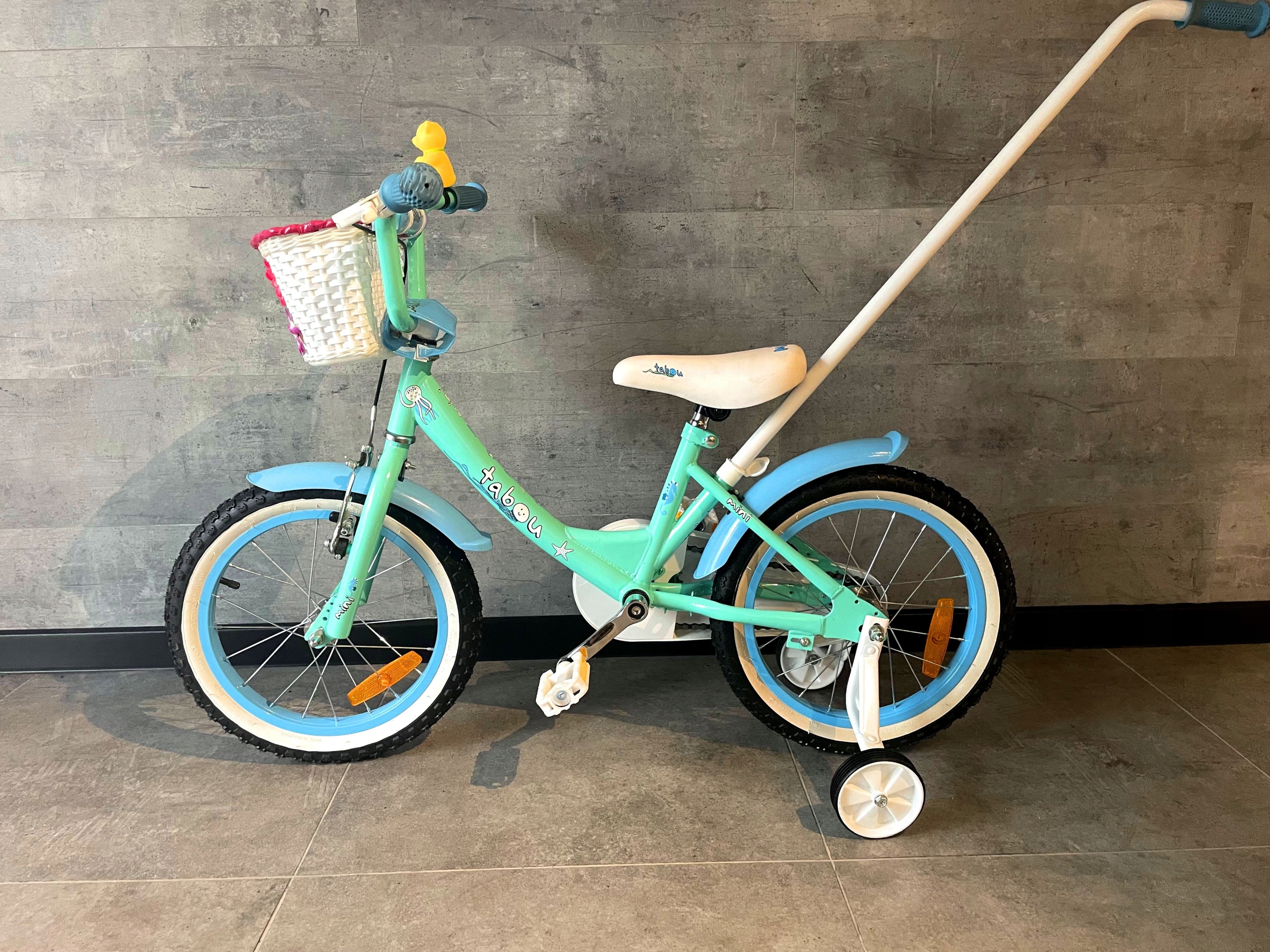 Piekny Rower dziecięcy * Tabou Mini 16 koło 16 " * wielokolorowy