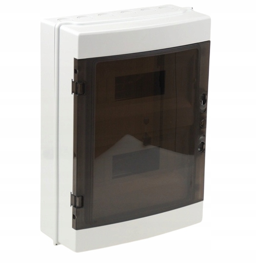 Nástěnný Rozvaděč S 24 Moduly Skříň S Průsvitnými Dveřmi