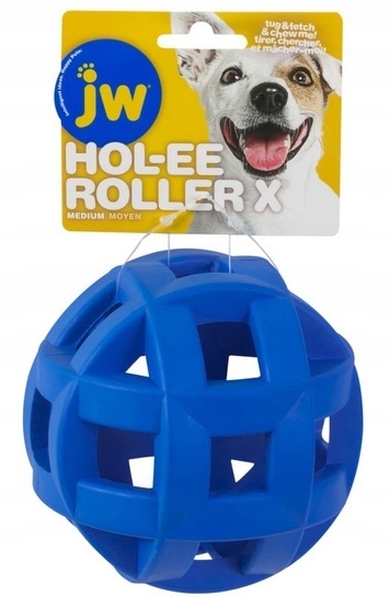 Míček Pro Psy Ažurový Gumový Odolný Jw Pet Hol-ee Roller X