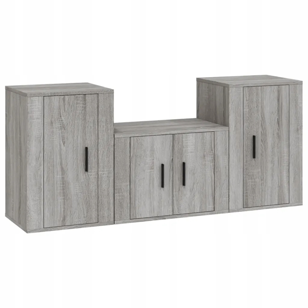 Zestaw szafek Tv Sonoma Grey 3 szt. 57x34,5x40cm 2x40x34,5x60cm
