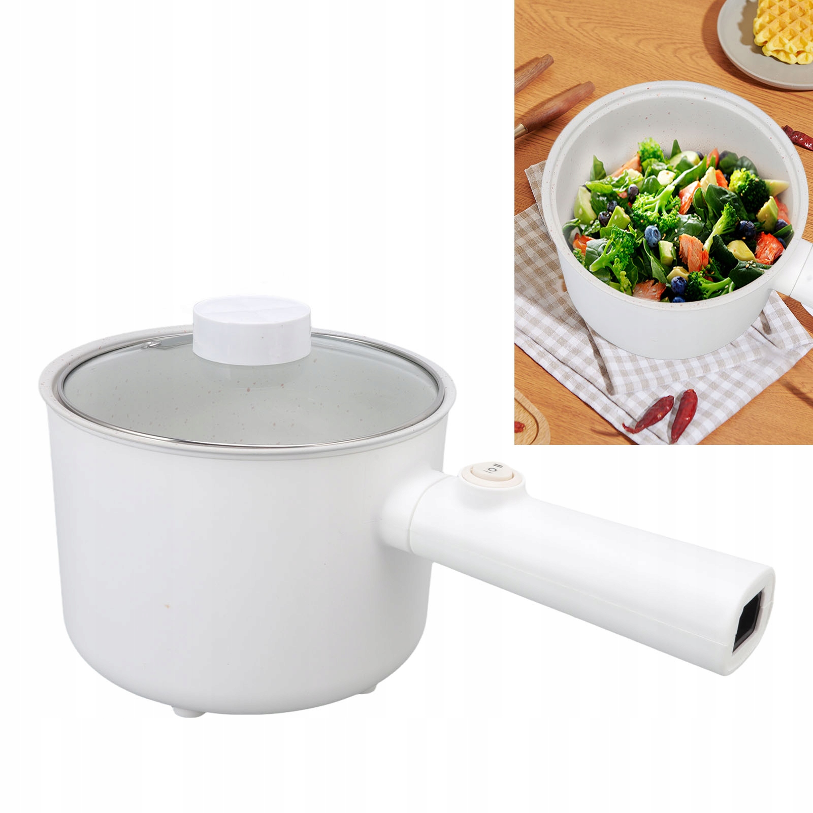 Garnek Elektryczny Mini Do Gotowania Kuchenka Elektryczna 1,8L