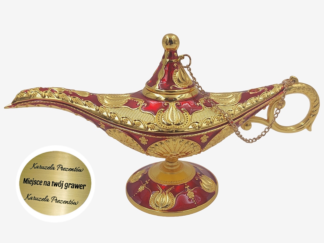 Lampa Aladinova Zlatá Červená Jako Z Pohádky Tisíce A Jedné Noci Krásná