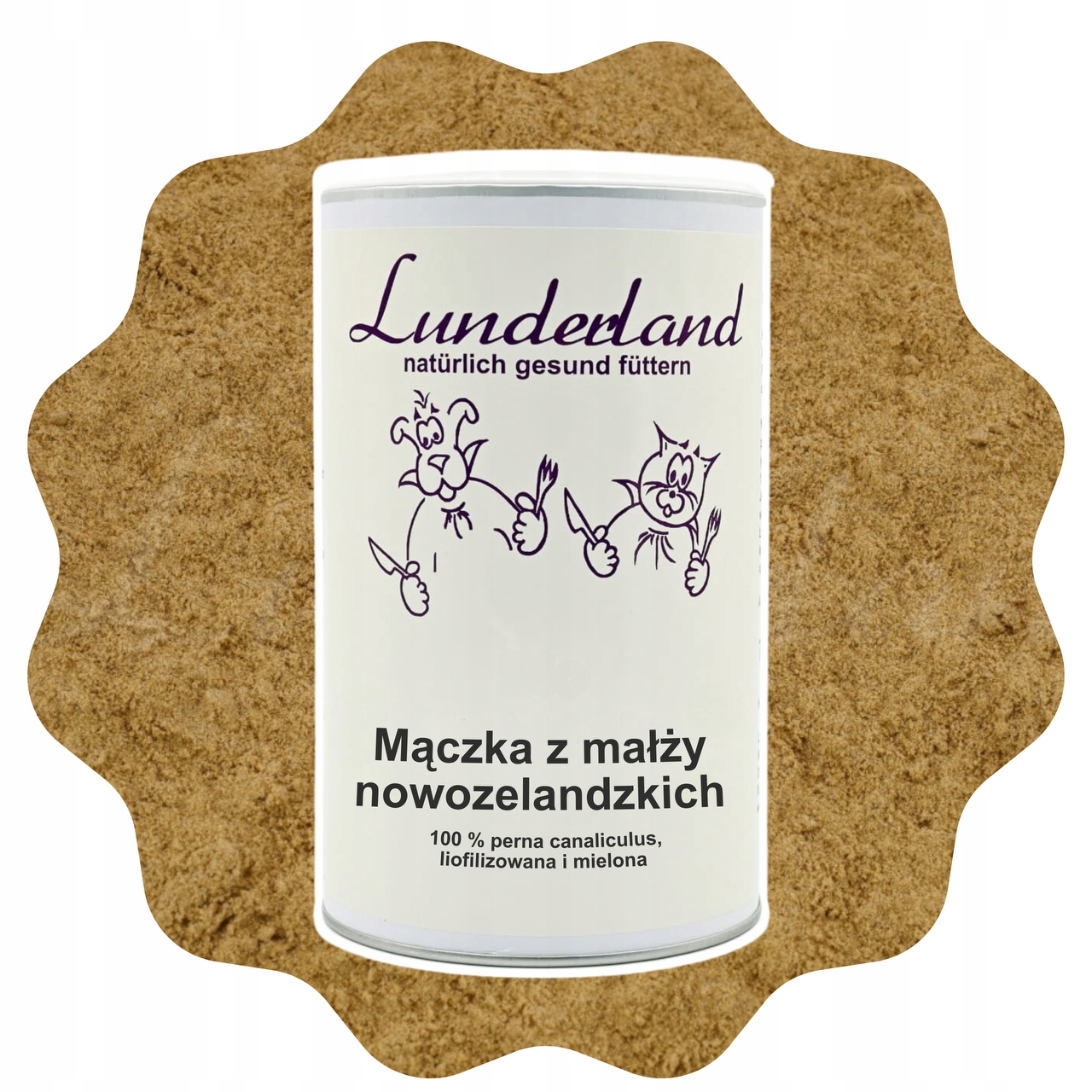 Lunderland Novozélandská moučka z mušlí 500 g