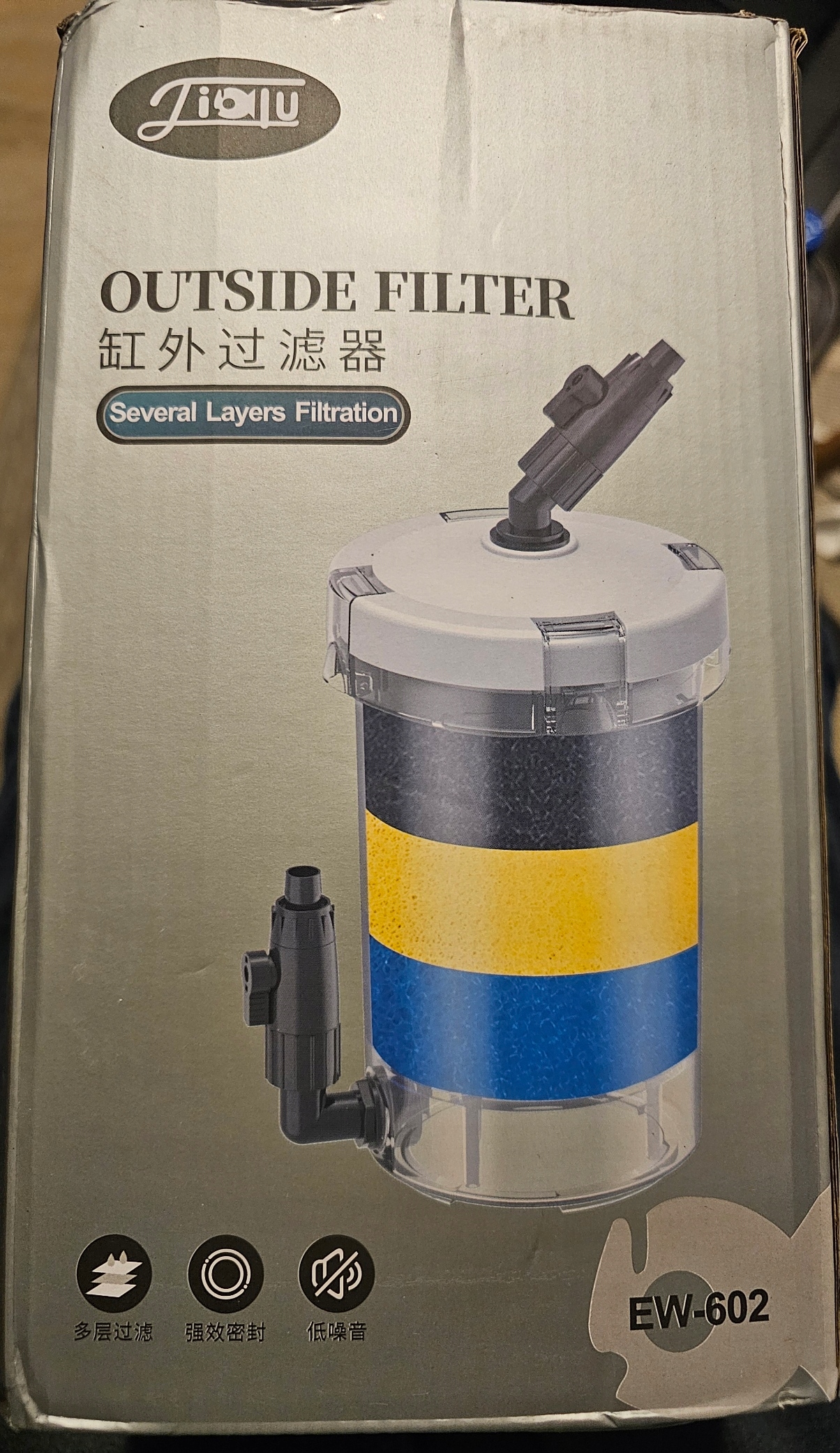 Levně Prefiltrační Kelímkový Filtr EW-602 1,5L Sunsun