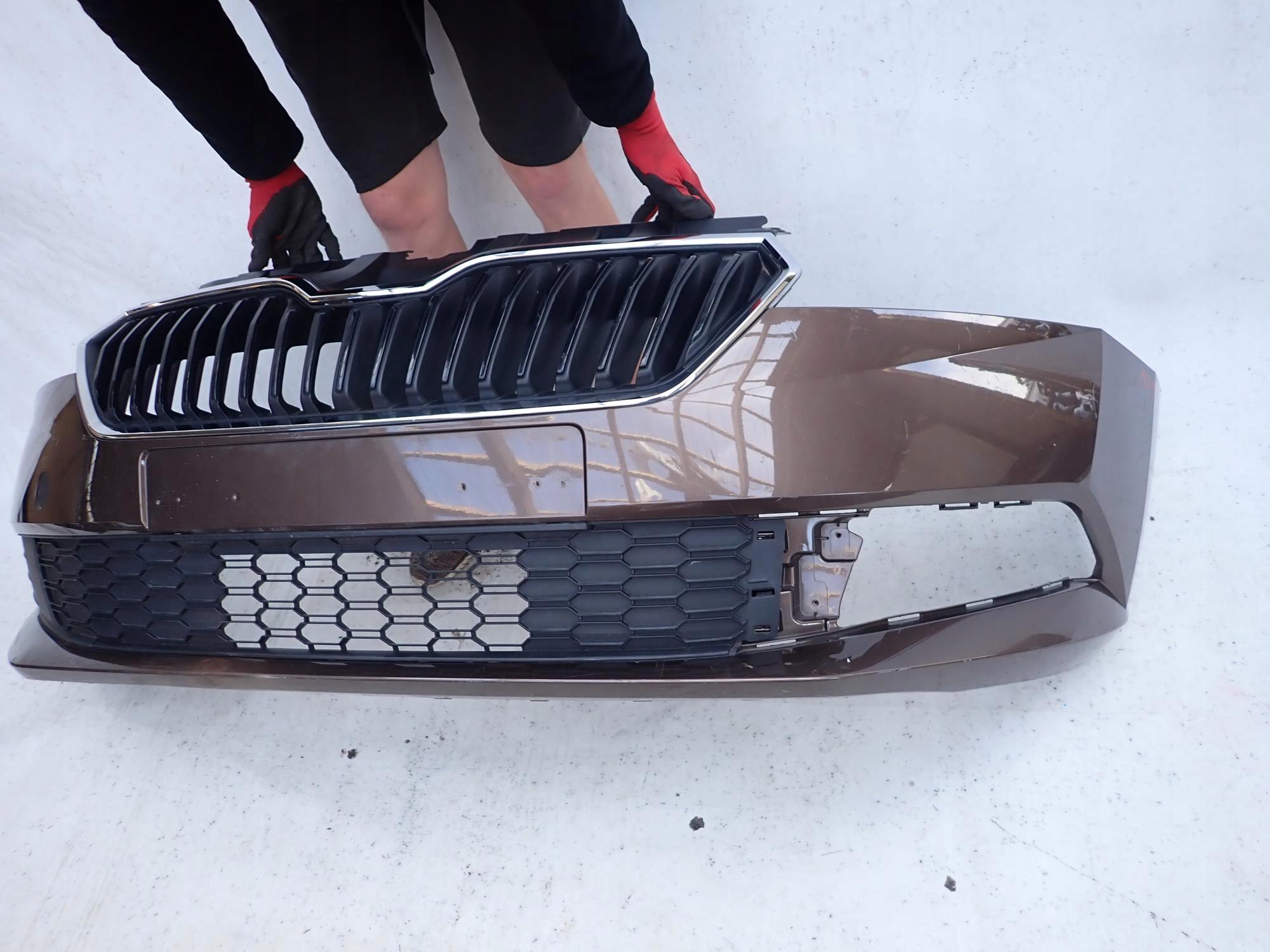 SKODA FABIA III 3 LIFT 18-21 bumper front front