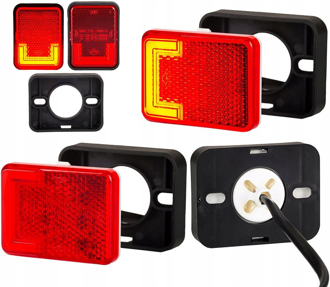 

Lampka Czerwona Przyczepki Horpol Neon 9 Led