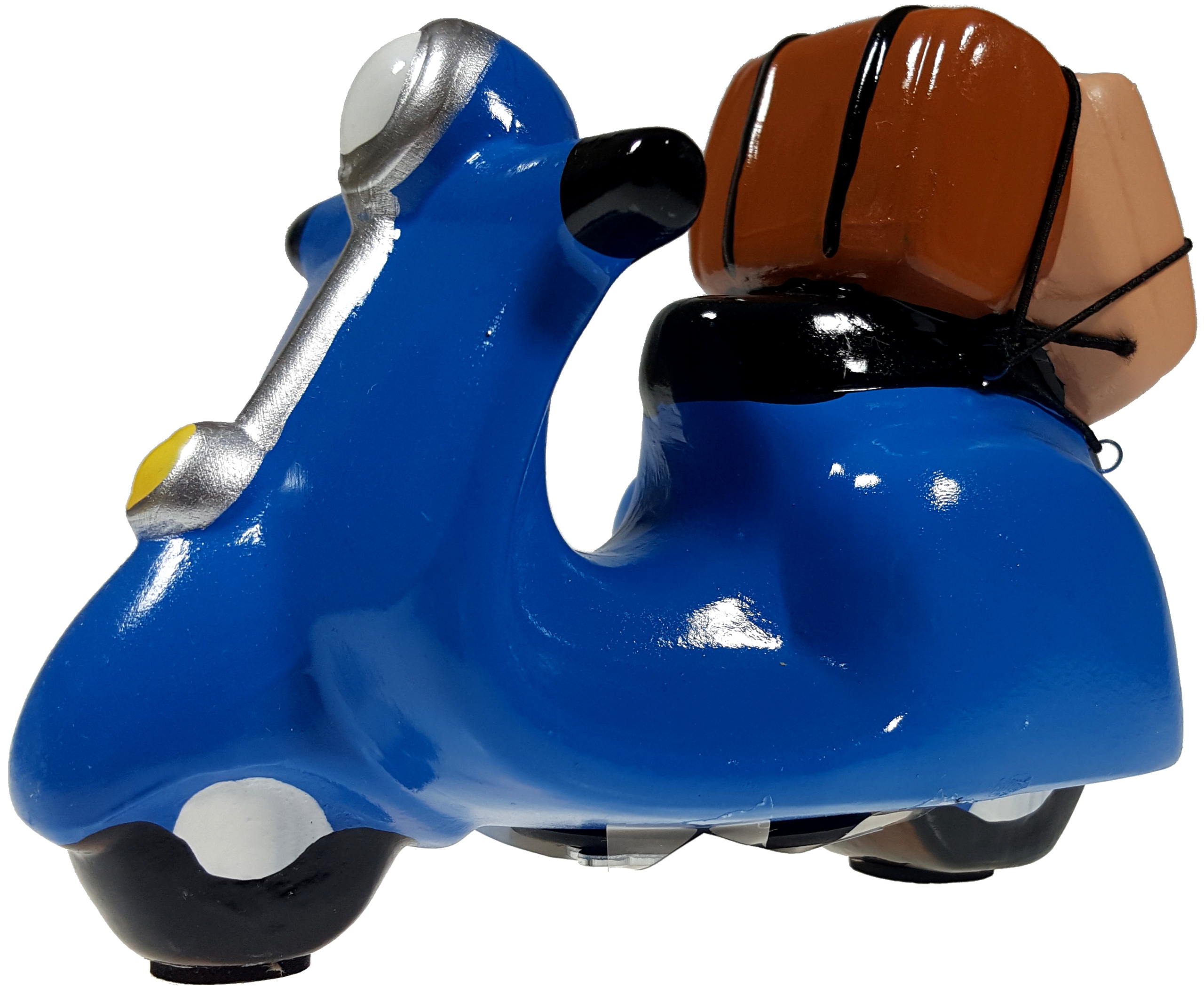 

Ceramiczna Skarbonka Skuter Motor k. niebieski