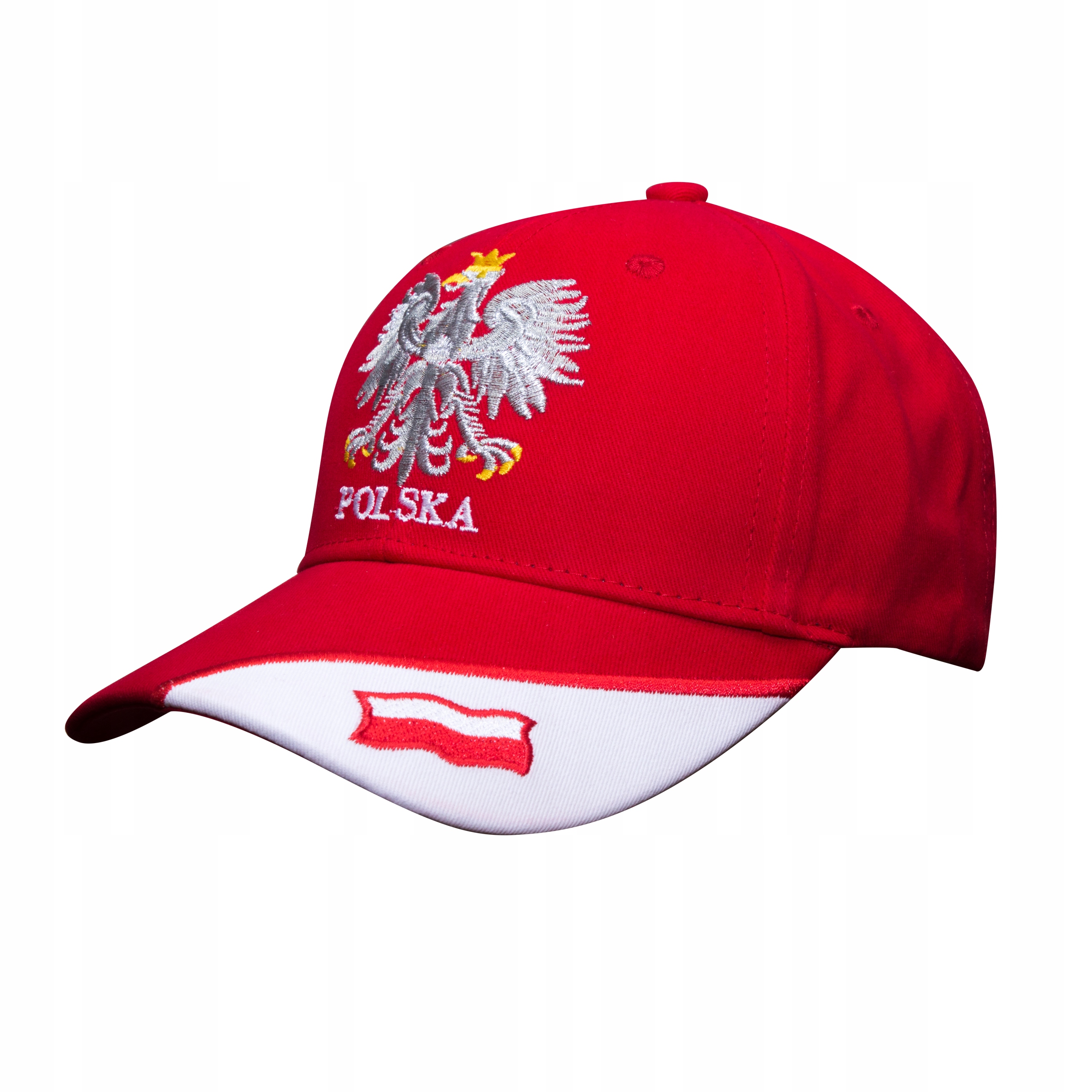 Czapka kibica z daszkiem POLSKA bejsbolówka HAFT