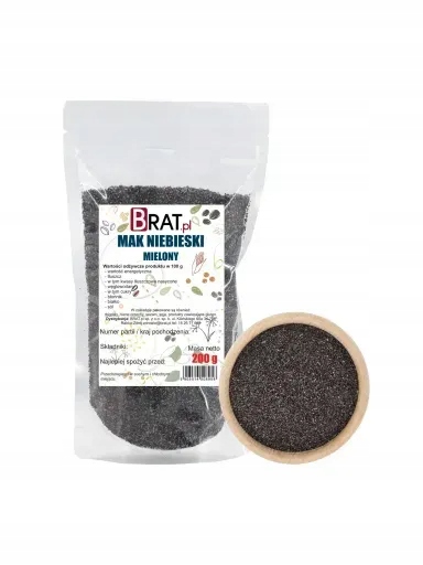 Levně 8 x Brat Mletý modrý mák 200 g
