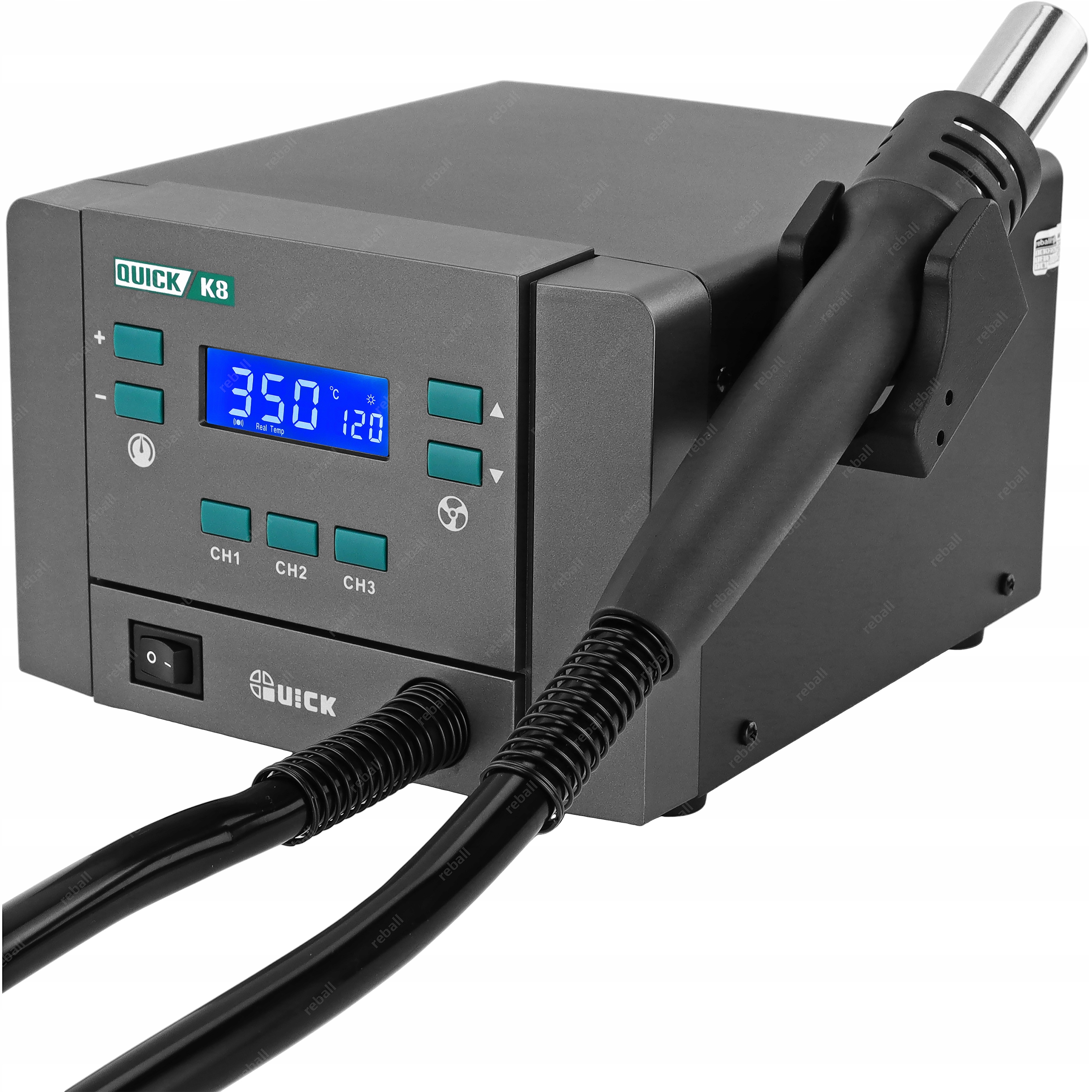 Výkonná Hot Air Stanice Quick K8 Nástupce 861DW, Spolehlivá A Moderní