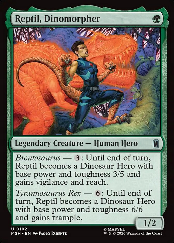[mtg] Reptil, Dinomorpher (msh)