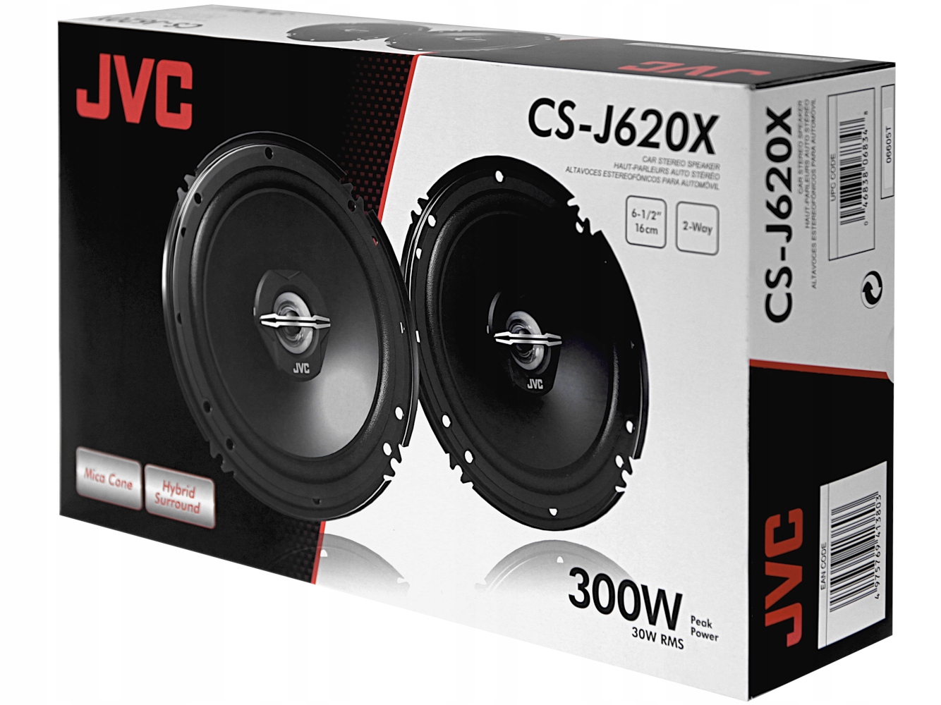 GŁOŚNIKI SAMOCHODOWE JVC SEAT LEON 1 przód + tył Moc znamionowa RMS 30 W