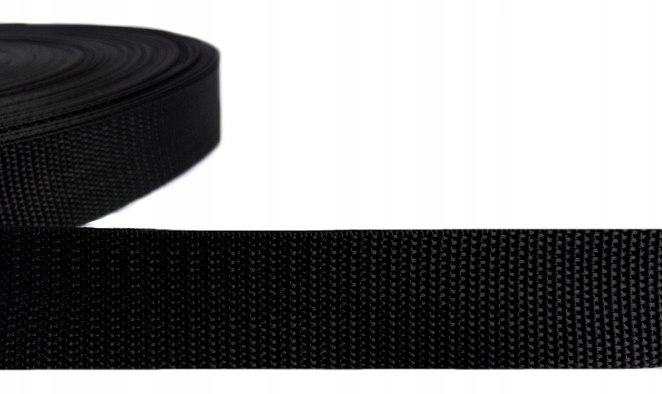 Taśma nośna 30 mm kaletnicza polipropylenowa czarna