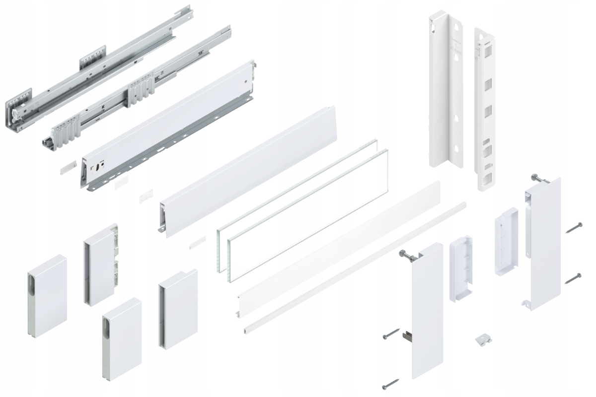 Blum Šuplík Merivobox 600 Vysoká E vnitřní bílá 70 kg