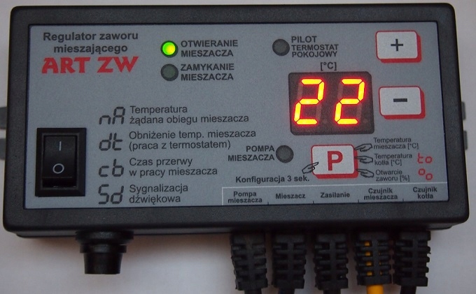 Sterownik siłownika zaworu mieszającego Art-zw Prond