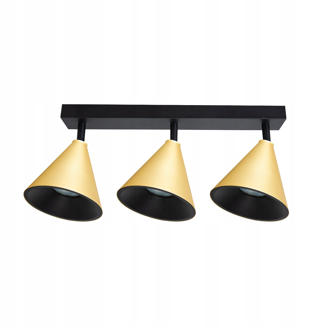 Svítidlo Cone Spot Zlaté 3xGU10