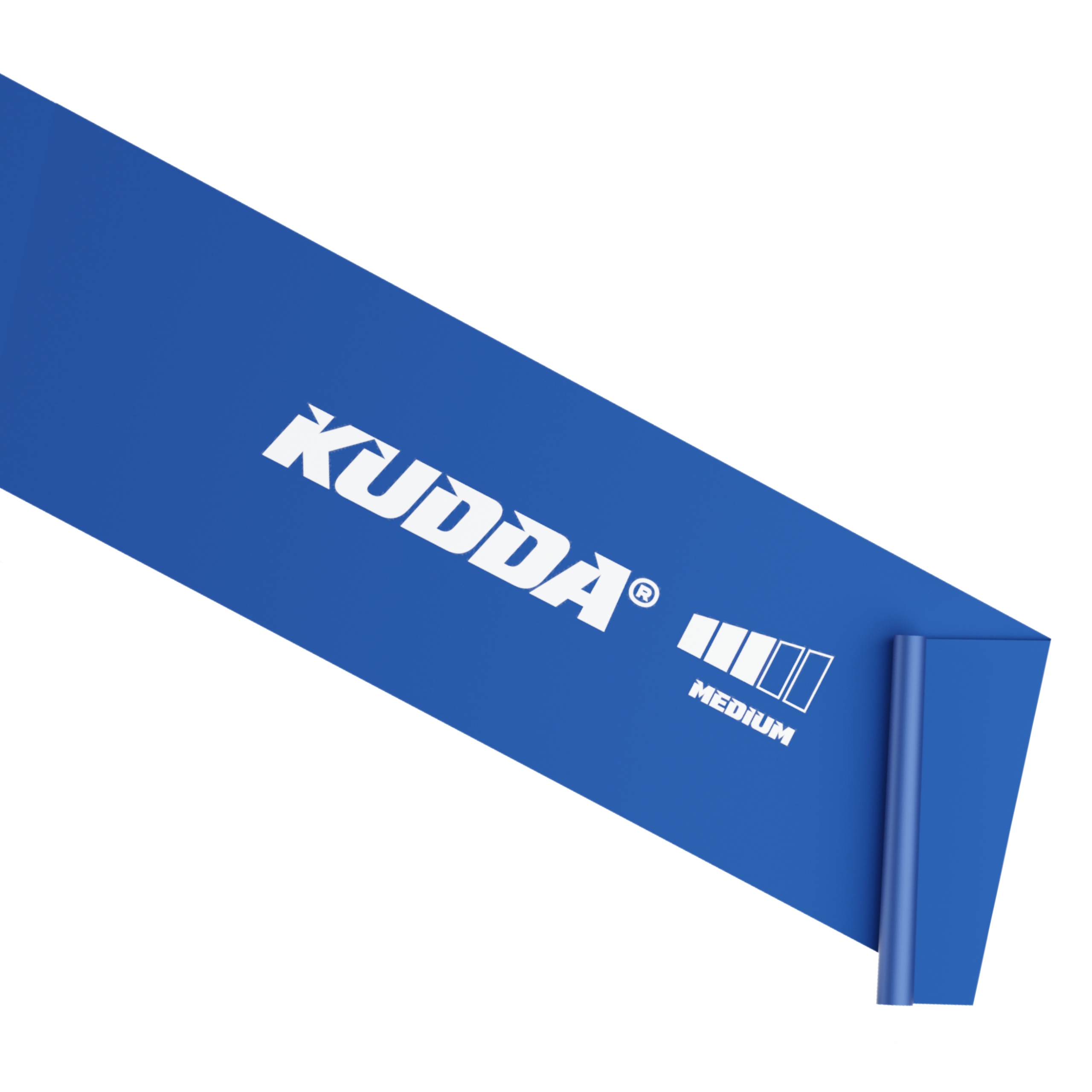 Guma do ćwiczeń i rehabilitacji Flat Band niebieska opór 5-8 kg
