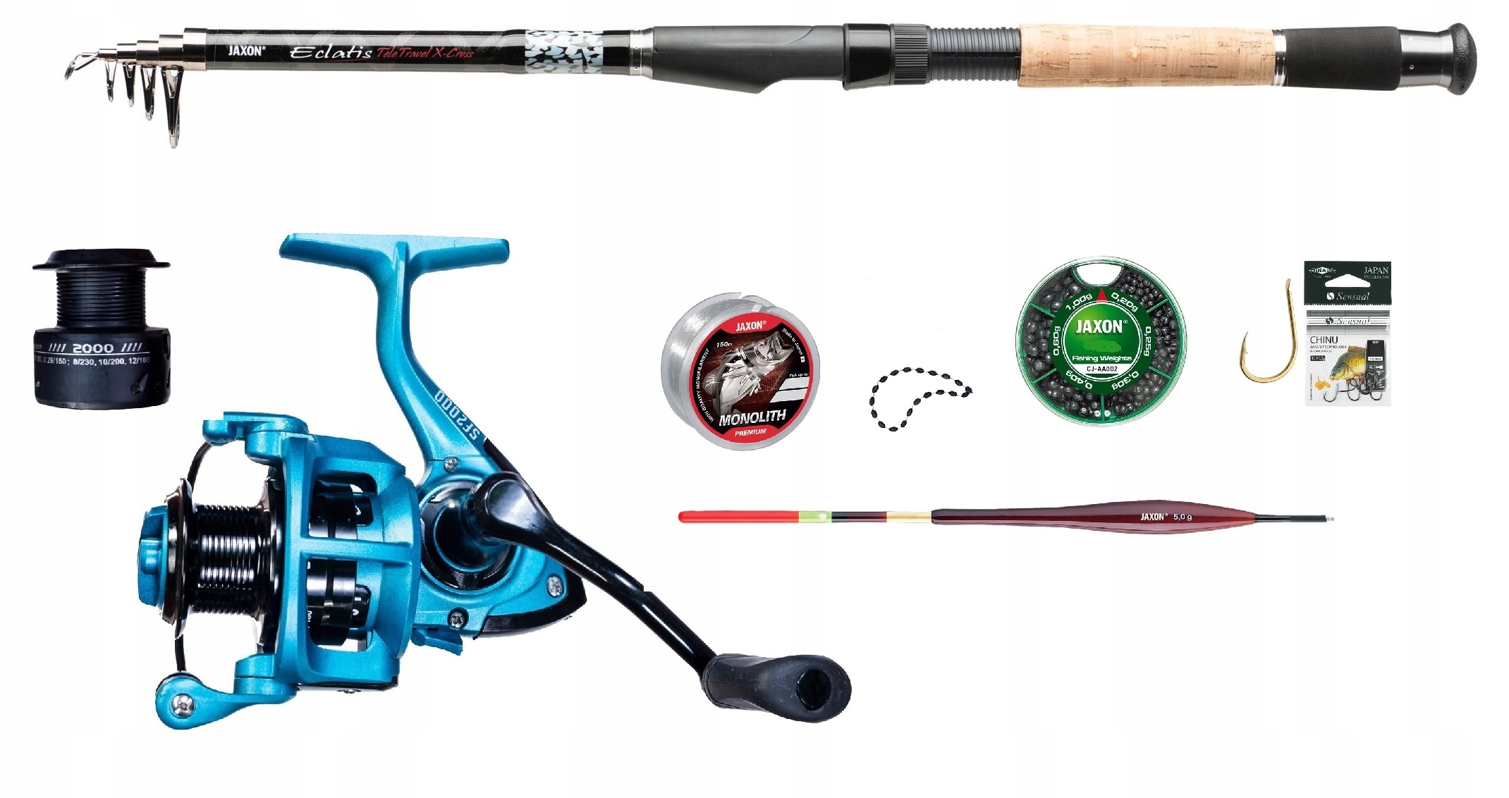 Zestaw Spławikowy Jaxon Wędka Kołowrotek