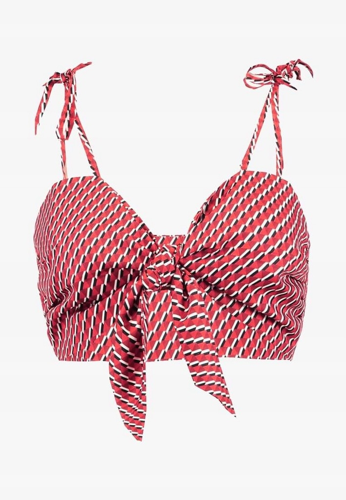 4TH RECKLESS WIĄZANY TOP WZÓR SATYNA 40