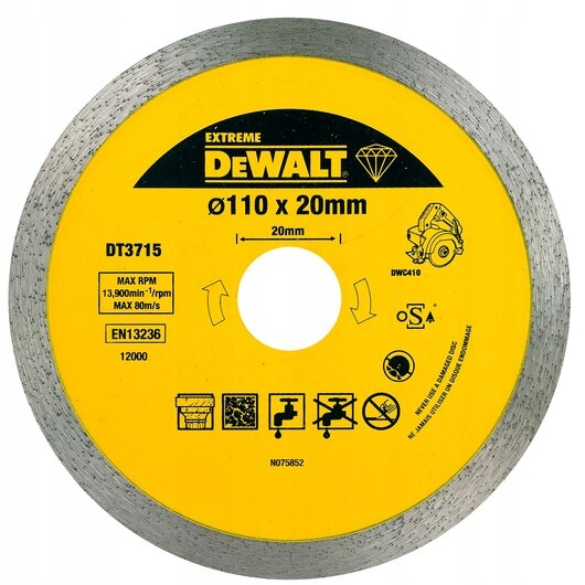 Diamantový Kotouč Pro Řezání Dlaždic 110*20 MM Hard Tile